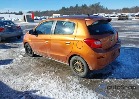 2017 Mitsubishi Mirage Es из США, поврежденный, VIN ML32A3HJ5HH001326